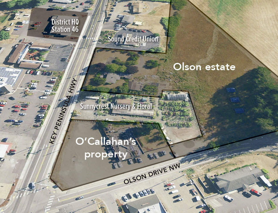 KPFD now owns the Olson estate home, part of the pasture behind it, and the former O’Callahan’s property on the corner but building new facilities there will take years, and perhaps a public vote.